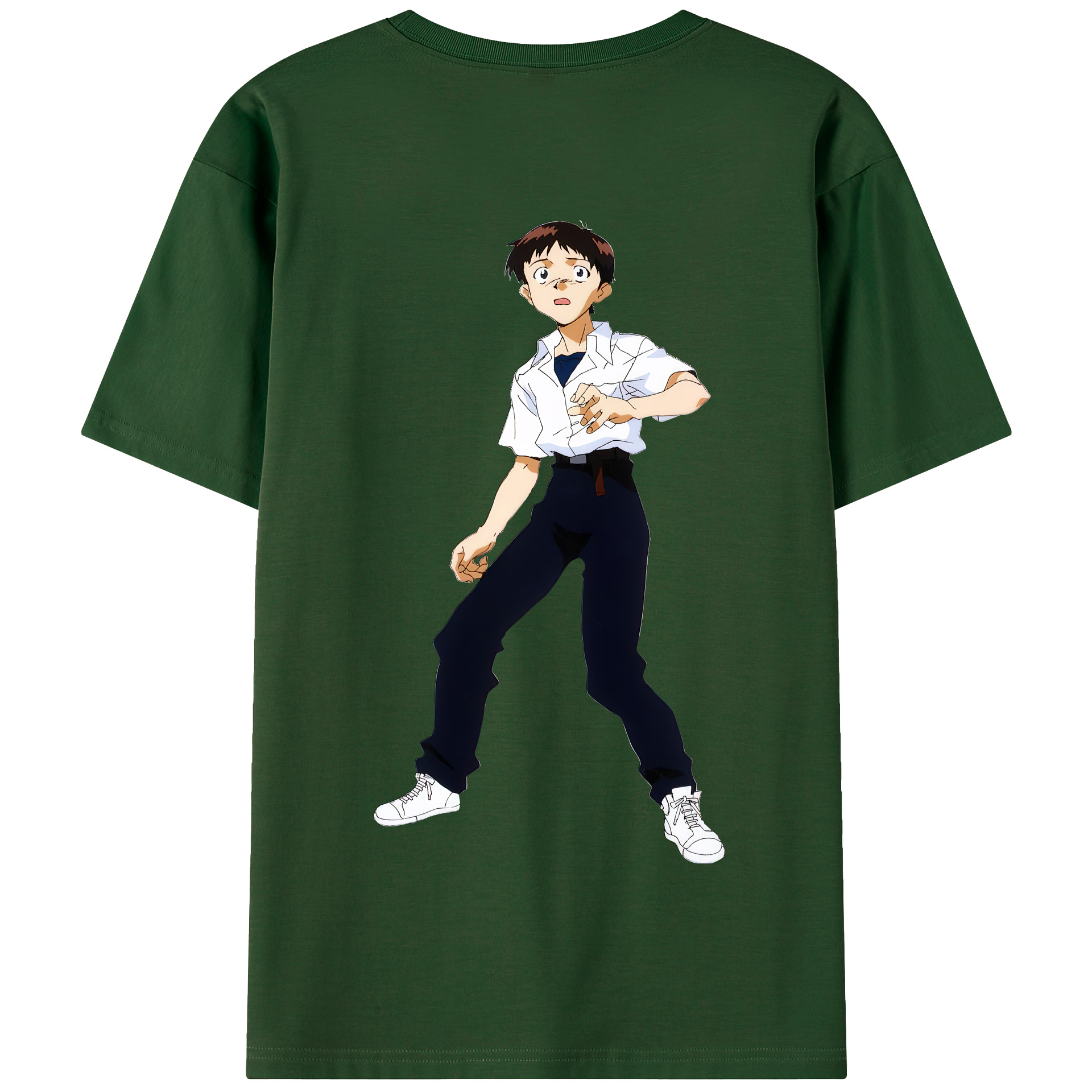 （画像用） EVA 新世紀エヴァンゲリオン 綿100％半袖Tシャツ（背面プリント）